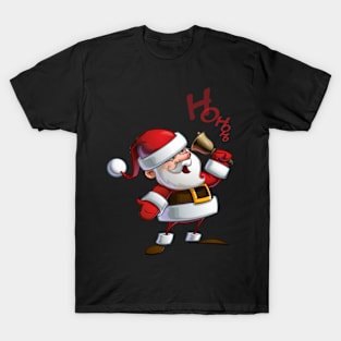 Santa talks about jolly Funny - Christmas Gift T-Shirt